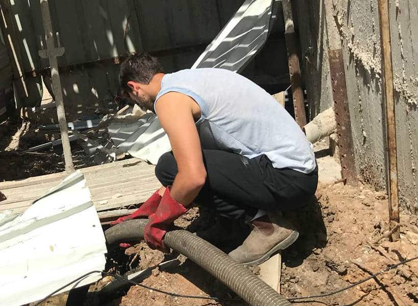 שאיבת ביוב בראשון לציון מאתר בניה